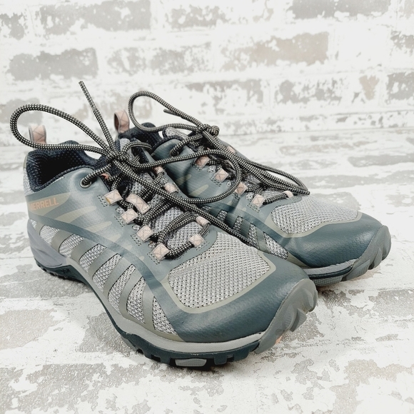 Merrell Gray Hiking Breathable walking running climbing athletic sneakers - Picture 4 of 11